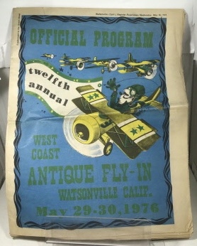 West Coast Twelfth Annual Antique Fly-in Official Program