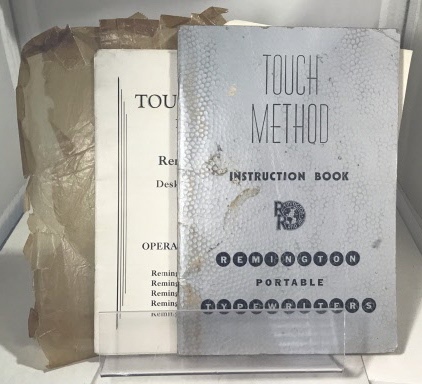 Touch Method Instruction Book For Remington Portable Typewriters , And, Touch Method Instructor for Remington Portable and Desk Model Typewriters