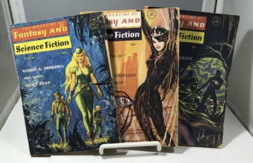 Glory Road (found In The Magazine Of Fantasy And Science Fiction) 3 Volumes - Includes July, Aug, & September 1963 Volumes