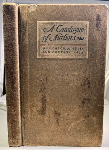 A Catalogue Of Authors Whose Works Are Published By Houghton, Mifflin And Company