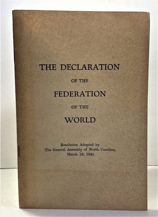 The Decleration of the Federation of the World