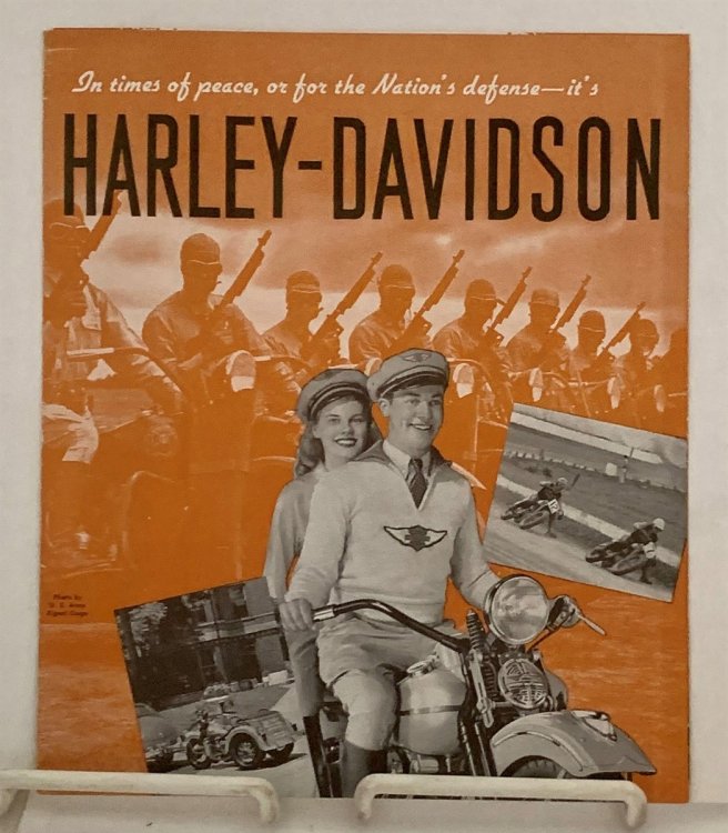 In Times Of Peace, Or For The Nation's Defense - It's Harley Davidson