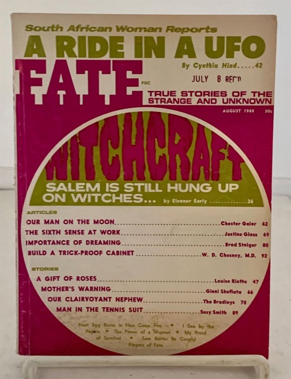 Fate: True Stories Of The Strange And The Unknown Vol. 22 - No. 8, Issue No. 233 (August 1969)