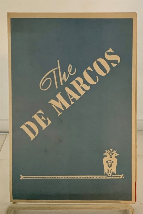Promotional Poster / Brochure For The Palace Hotel In San Francisco - Specifically The Rose Room Featuring The World's Most Celebrated Dancers The De Marcos And Ronnie Kemper And His Orchestra