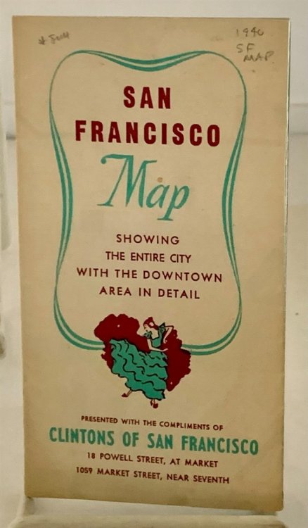 San Francisco Map Showing the Entire City with the Downtown Area in Detail