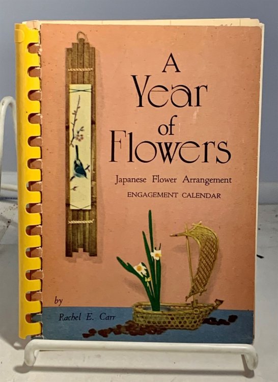 A Year Of Flowers Japanese Flower Arrangement Engagement Calendar 1957