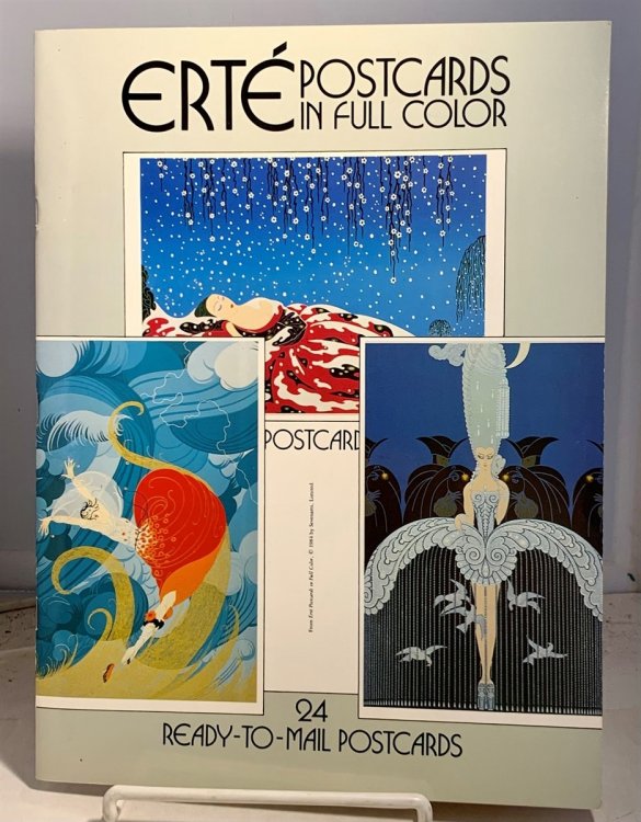 Erte Postcards In Full Color 24 Ready-To-Mail Postcards