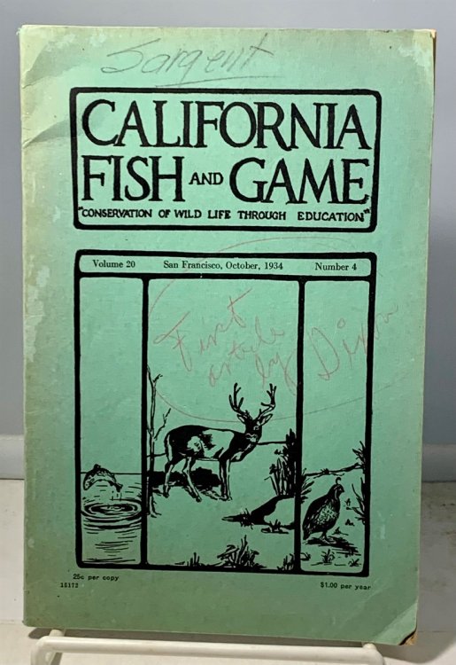 California Fish and Game (Conservation of Wild Life through Education)