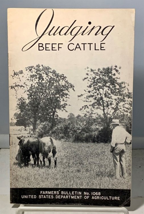 Judging Beef Cattle Farmers' Bulletin No. 1068