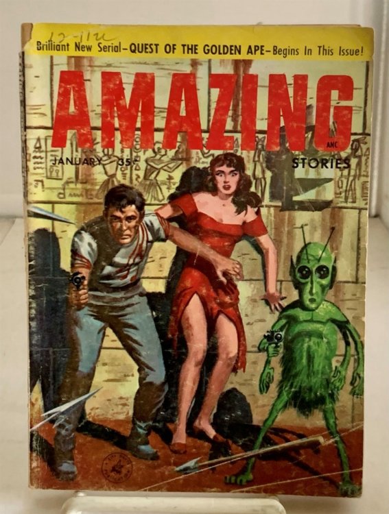 Savage Wind by Harlan Ellison, (Found in Amazing Stories) (January 1957; Volume 31, Number 1)