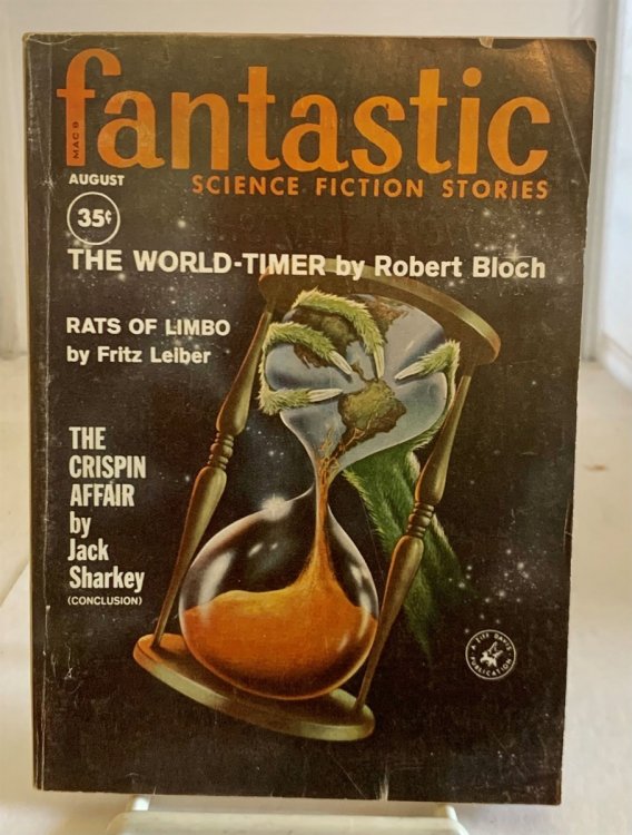 The World-Timer by Robert Bloch, Found in Fantastic Science Fiction Stories (August 1960; Vol. 9, No. 8)
