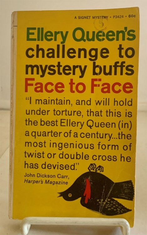 Ellery Queen's Challenge to Mystery Buffs Face to Face