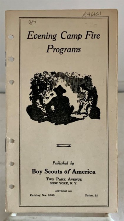 Evening Camp Fire Programs Catalog No 3005