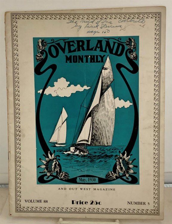 Song At Evenfall by Clark Ashton Smith Featured in Overland Monthly Magazine May 1930