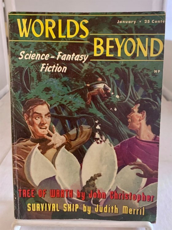 The Supremacy of Uruguay by E. B. White, and Ghost of Mr. Kitcat by Rumer Godden, Found in Worls Beyond Science - Fantasy Fiction Magazine (January 1951, Vol. 1, No. 2)