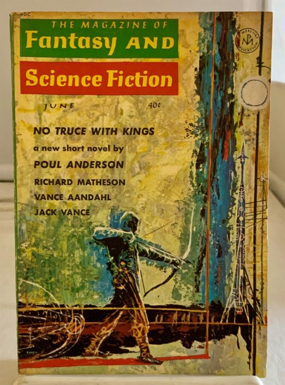 Green Magic by Jack Vance, Tis the Season to be Jelly by Richard Matheson, Andm There Are No More Good Stories about Mars by Brian W. Aldiss As Found in the Magazine of Fantasy and Science Fiction (June 1963)
