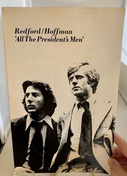 Fundraising Brochure for a Movie Preview for the Film 'all the President's Men' for the Group Consumer Advocates / Project Survival (1976)