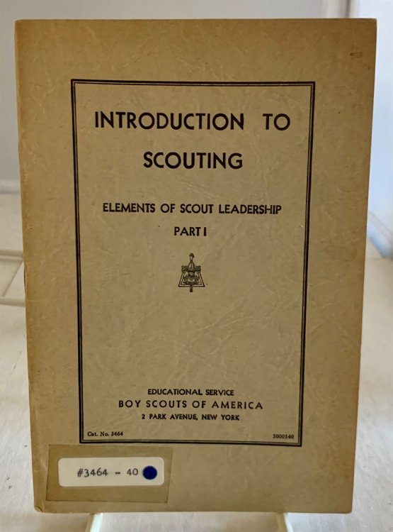 Introduction to Scouting Elements of Scout Leadership (Part I)