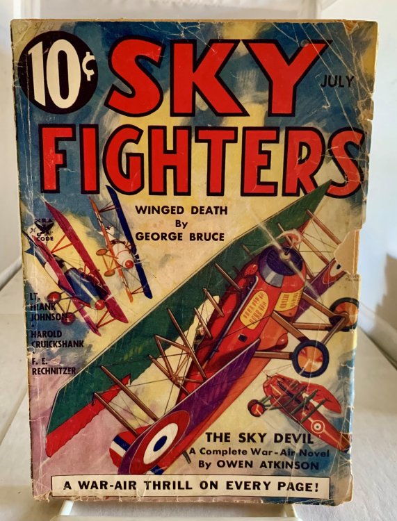 Sky Fighters Magazine July 1935; Vol. X, No. 1