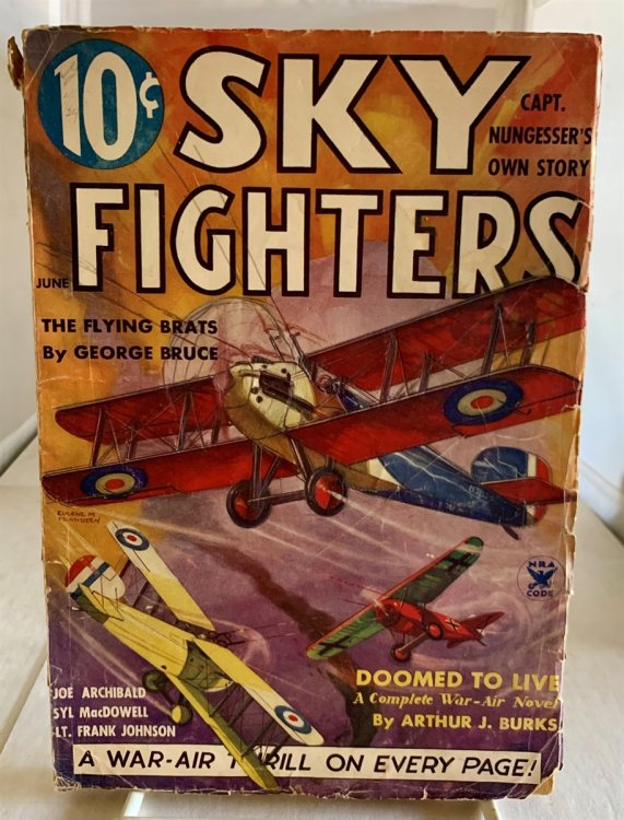 Sky Fighters Magazine June 1933; Vol. IX, No. 3