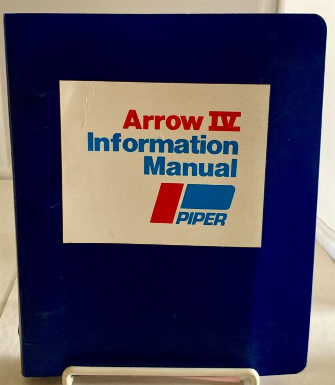 Arrow IV Information Manual (Pa-28rt-201)
