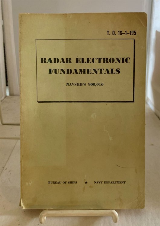 Radar Electronic Fundamentals, Navships 900,016