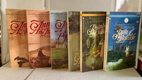 ANNE Of GREEN GABLES Series Volumes #2,3,4,6,7,8: Anne of Avonlea, Anne of the Island, Anne of Windy Poplars, Anne of Ingleside, Rainbow Valley, Rilla of Ingleside