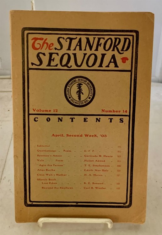 The Stanford Sequoia (April, Second Week, 1903) , Vol. 12, No. 14