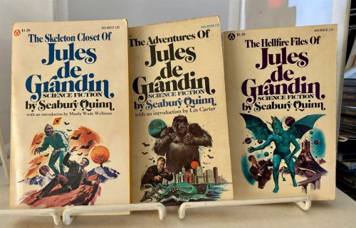 THE Adventures of Jules De Grandin, the Hellfire Files of Jules De Grandin, And, the Skeleton Closet of Jules De Grandin (Three Volumes - Mass Market Paperback Books)