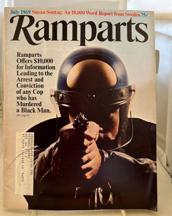 Ramparts (Including: a Letter from Sweden by Susan Sontag) July 1969; Vol. 8, No. 1