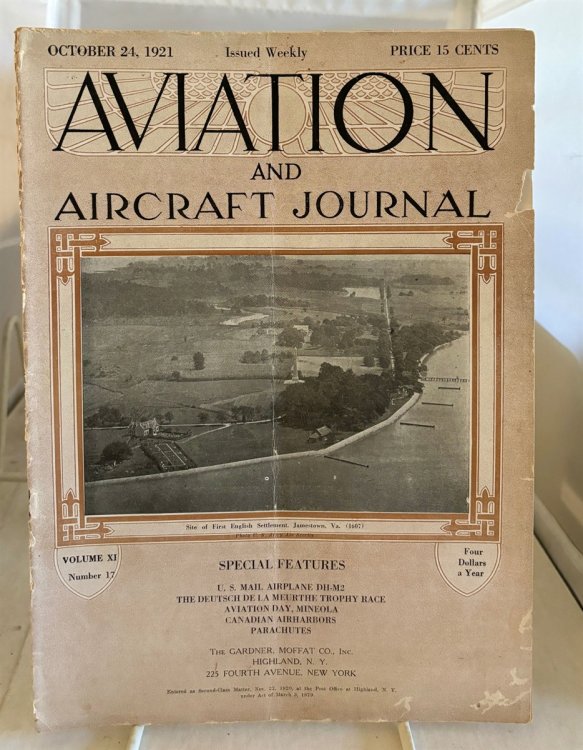 Aviation And Aircraft Journal October 24, 1921