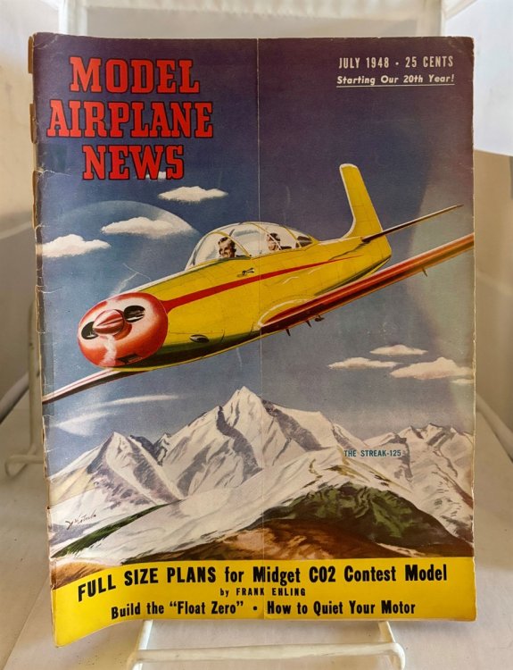 Model Airplane News July 1948; Vol. XXXIX, No. 1