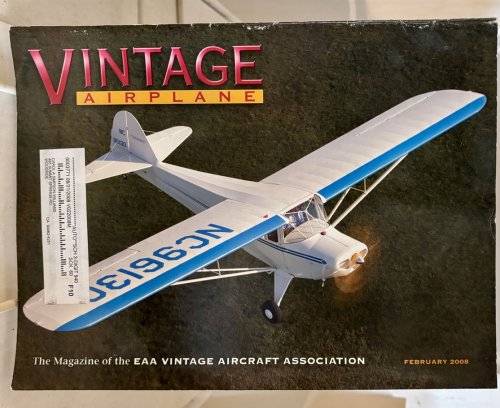 Vintage Airplane February 2008; Vol. 36, No. 2