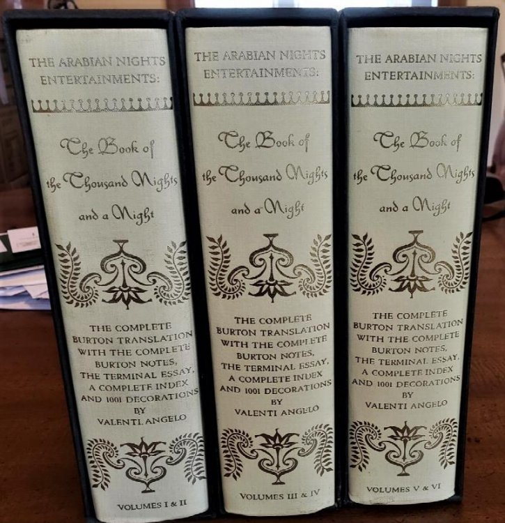 THE BOOK OF A THOUSAND NIGHTS AND A NIGHT: A PLAIN AND LITERAL TRANSLAION OF THE ARABIAN NIGHTS ENTERTAINMENTS MADE AND ANNOTATED BY RICHARD F. BURTON