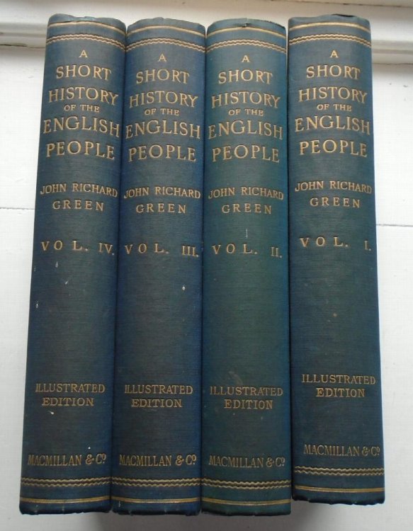 A short history of the English People Illustrated Edition Four volumes