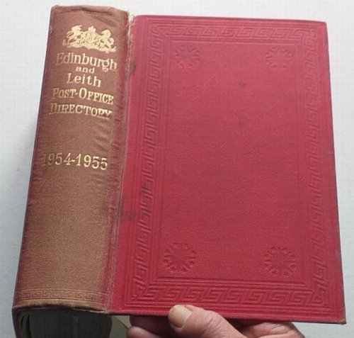 Edinburgh and Leith Post Office Directory 1954-55