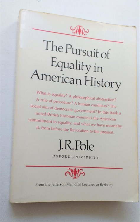The Pursuit of Equality in American History
