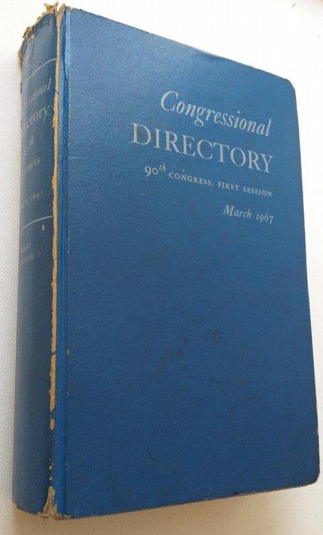 Congressional Directory 90th Congress: First Session beginning January 10th 1967 , March 1967.