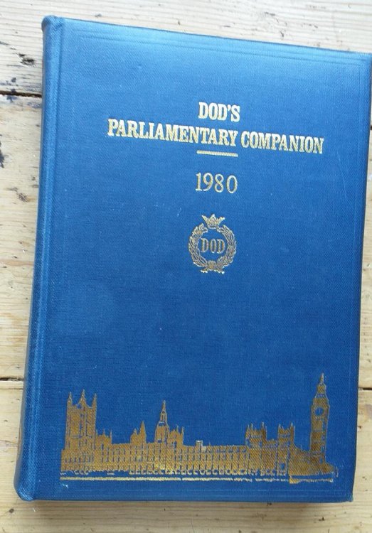 Dod's Parliamentary Companion, 1980 148th Year