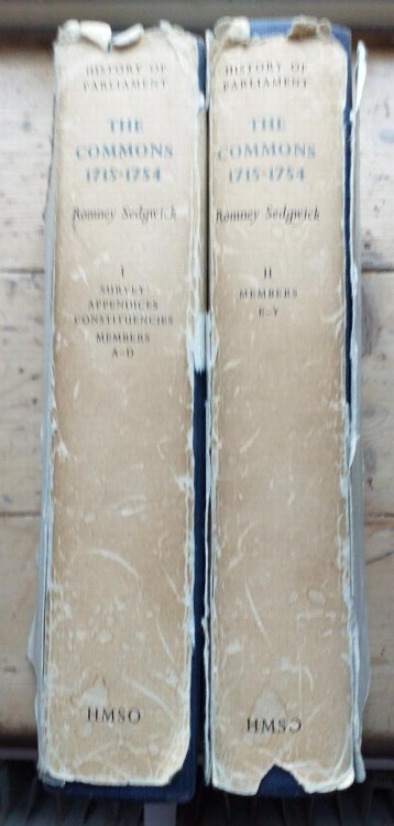 The History of Parliament THE HOUSE OF COMMONS 1715-1754 (Two Volume Set)