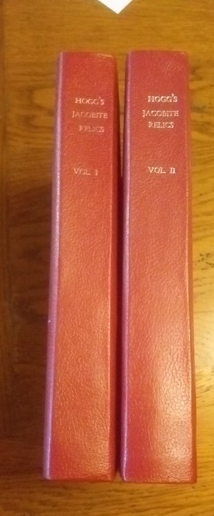 The Jacobite Relics of Scotland; being the Songs, Airs and Legends of the Adherents to the House of Stuart 2 volumes Ist and 2nd series