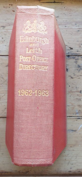 Edinburgh and Leith (Post Office) General Directory 1962-63