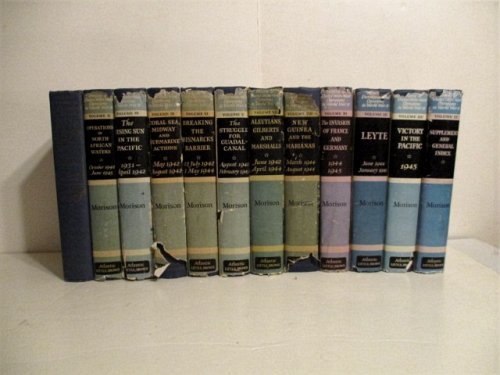 History of United States Naval Operations in World War II. Partial set.