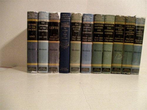 History of United States Naval Operations in World War II. Partial set.