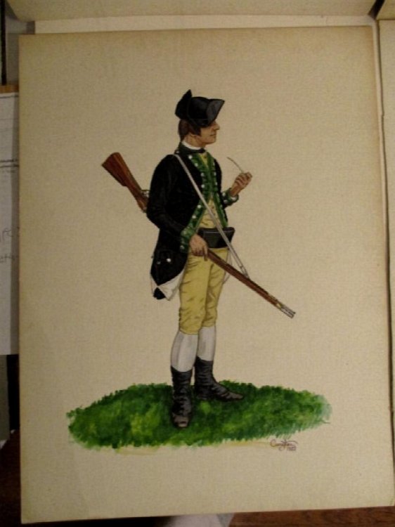 10th North Carolina Regiment 1778 Enlisted Man.