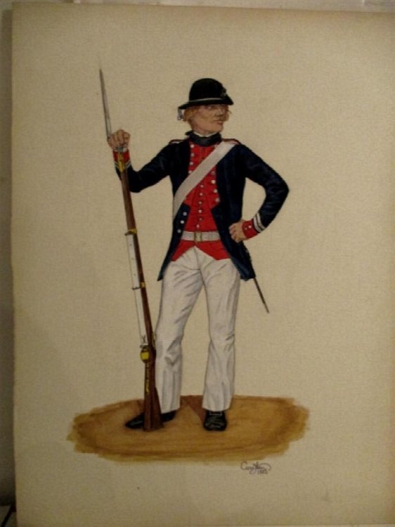 Choxiol's Marines. C. 1780.