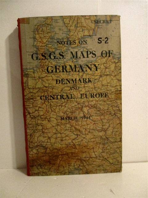 Notes on G.S.G.S. Maps of Germany, Denmark and Central Europe. March 1944. SECRET.