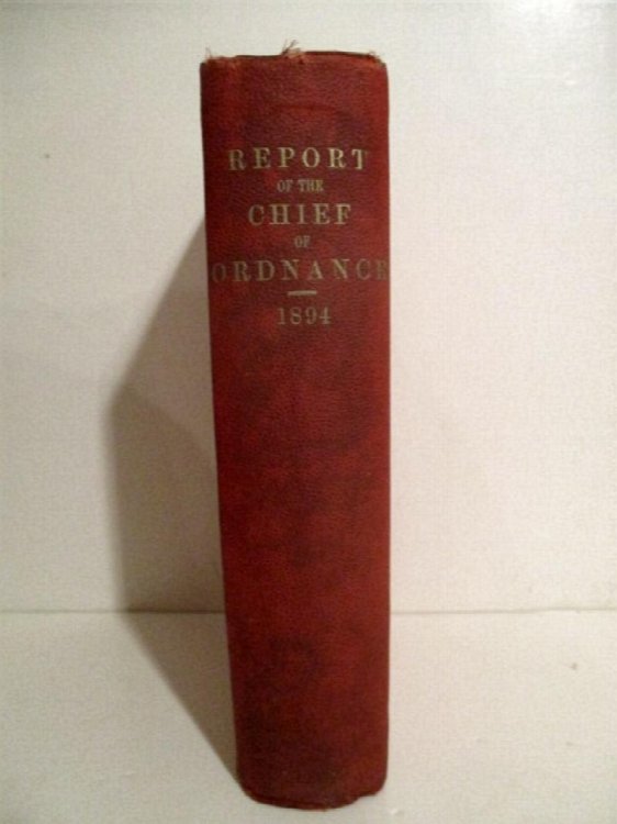 Image for Report of the Chief of Ordnance, 1894. Report of the Chief of Ordnance, 1894.