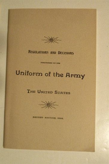 Regulations and Decisions Pertaining to the Uniform of the Army of the United States.