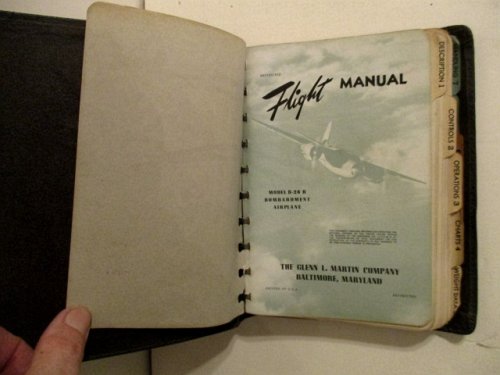Flight Manual Model B-26B Bombardment Airplane. NA-5853. Restricted.